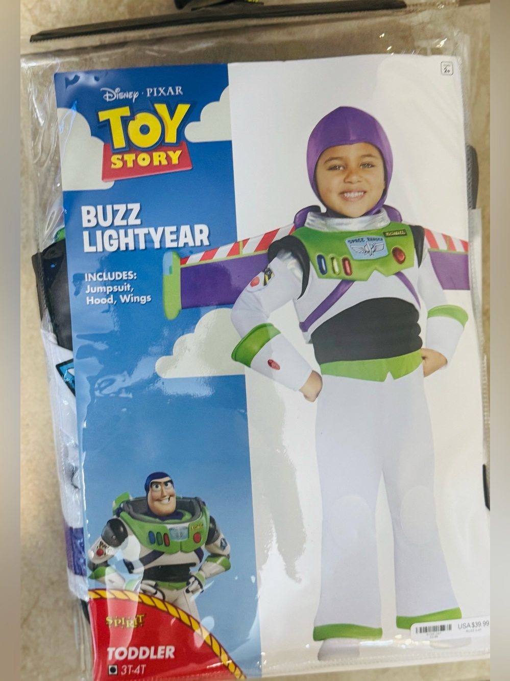 Toy Story Toddler Buzz Lightyear Costume - Picture 4 of 7
